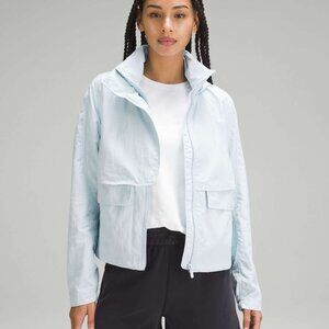Lululemon Effortless jacket powder blue size 2